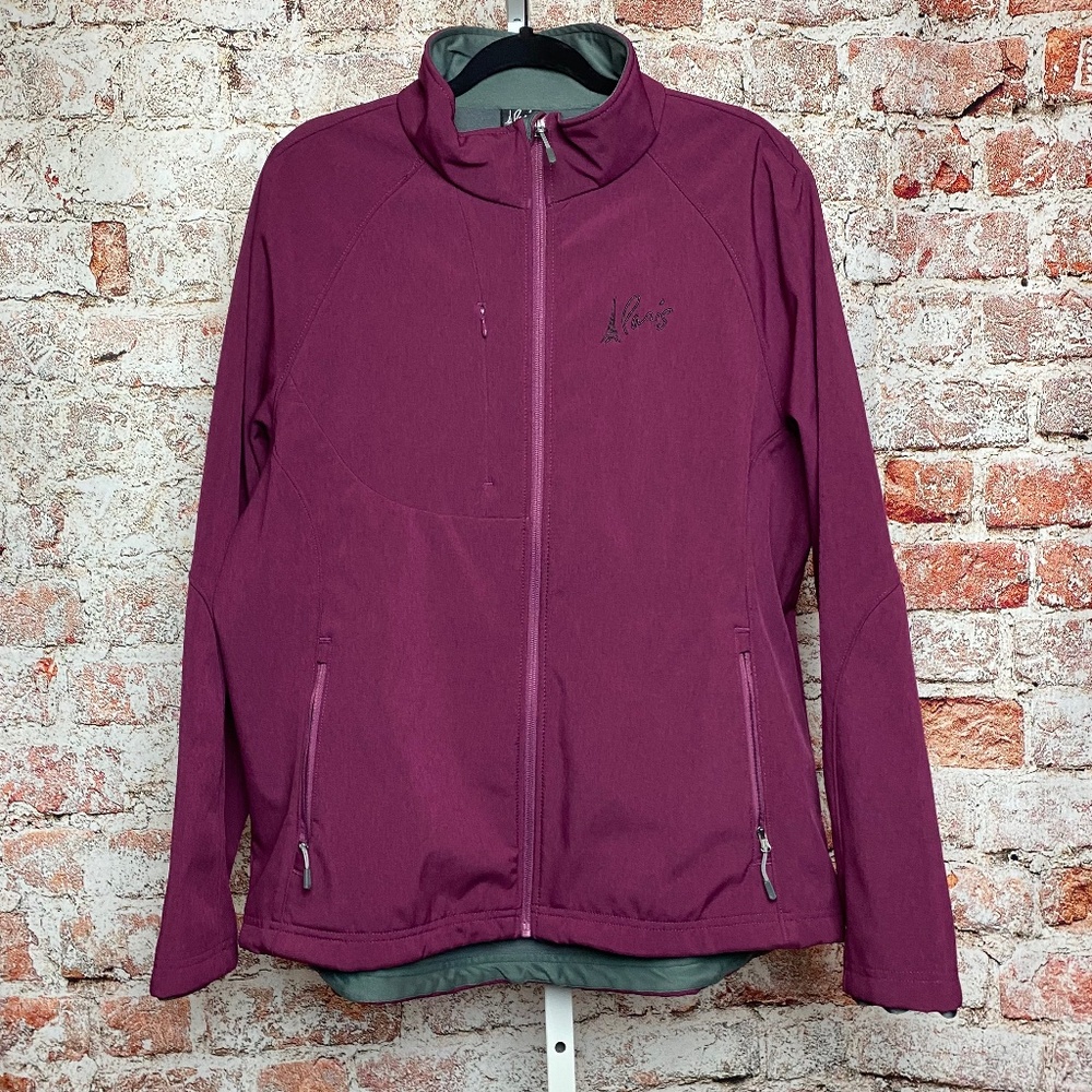 Paris Womenʻs Plus Size Wind Breaker Jacket 2X-3X